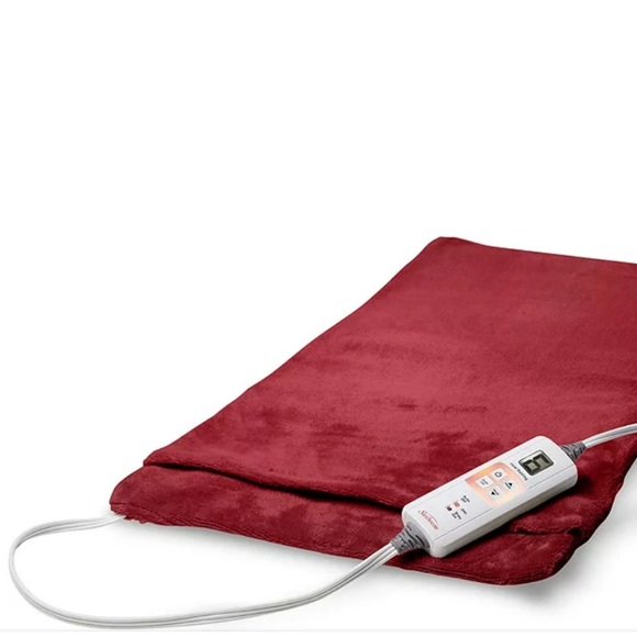 Sunbeam Other Sunbeam Xxl Heating Pad With Xpressheat Technology In Burgundy Poshmark